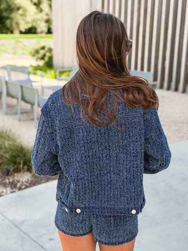 Veste en jeans Melaya - Bleu
