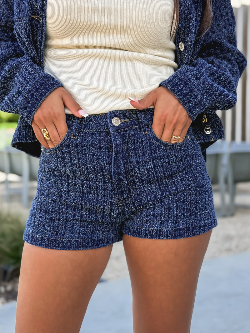 Short Melaya - Bleu
