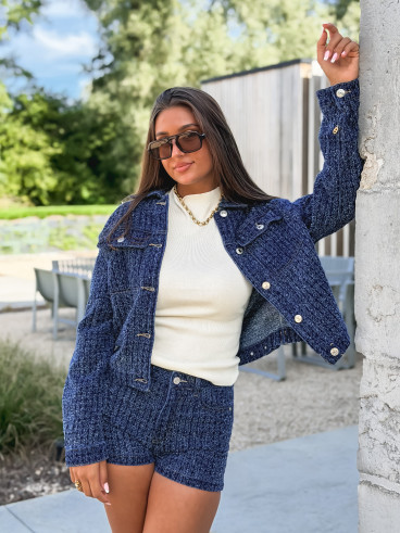 Short Melaya - Bleu