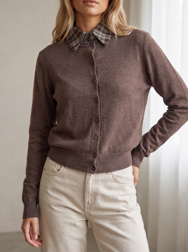 Gilet Blue - Chocolat