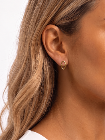 Boucles d'oreilles Enka - Doré