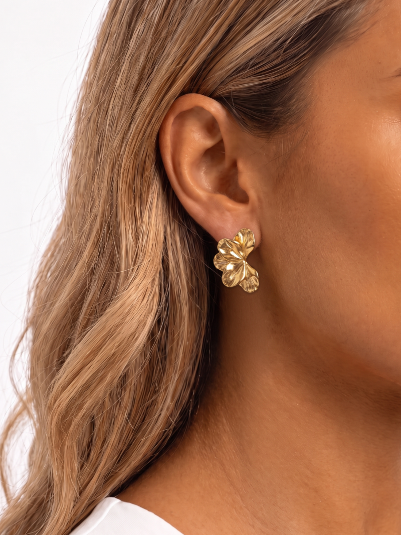 Boucles d'oreilles Bélinda - Doré