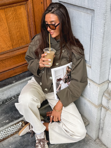 Veste courte Sophie - Kaki