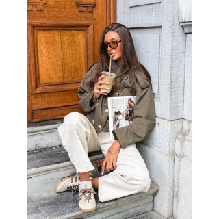 Veste courte Sophie - Kaki