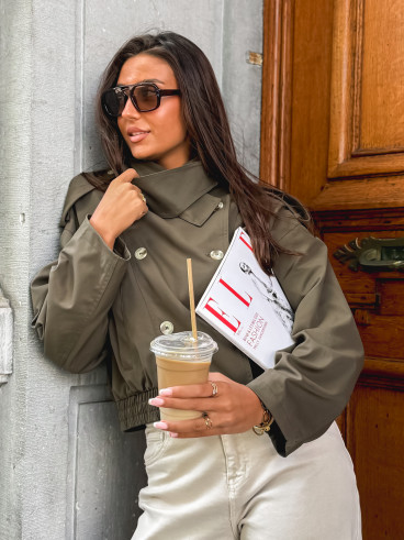 Veste courte Sophie - Kaki