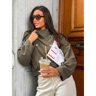 Veste courte Sophie - Kaki