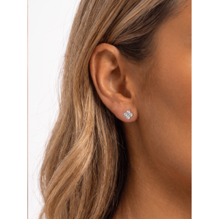 Boucles d'oreilles Shekina - Argenté