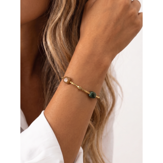 Bracelet Téthys - Doré/Kaki
