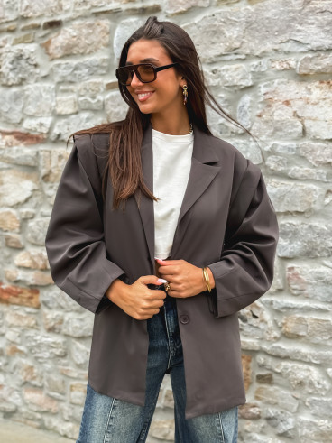 Blazer Taisha - Chocolat Blazer Taisha - Chocolat