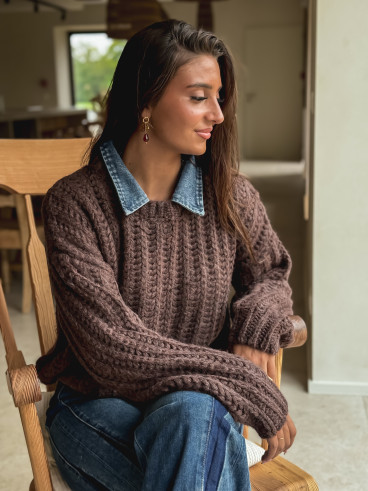 Pull Maylinda - Chocolat
