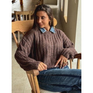 Pull Maylinda - Chocolat