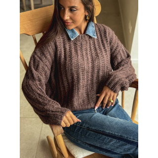 Pull Maylinda - Chocolat