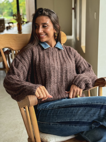 Pull Maylinda - Chocolat Pull Maylinda - Chocolat