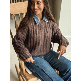 Pull Maylinda - Chocolat