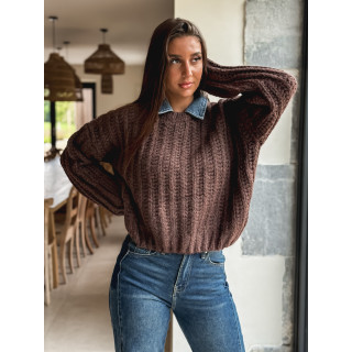 Pull Maylinda - Chocolat