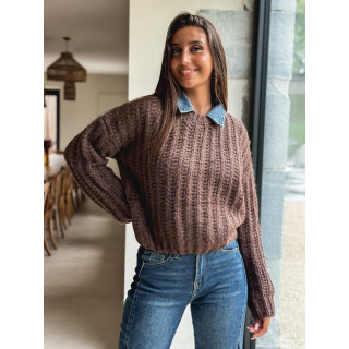 Pull Maylinda - Chocolat