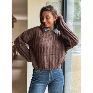 Pull Maylinda - Chocolat