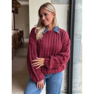 Pull Maylinda - Bordeaux