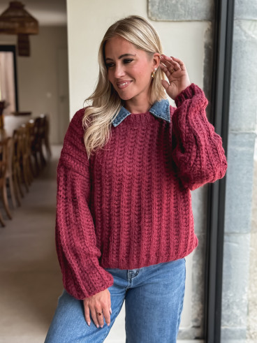 Pull Maylinda - Bordeaux