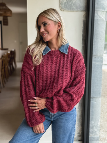 Pull Maylinda - Bordeaux