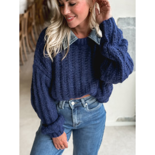 Pull Maylinda - Bleu marine