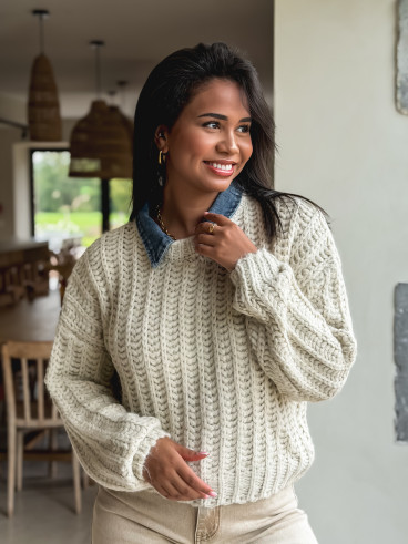 Pull Maylinda - Beige Pull Maylinda - Beige