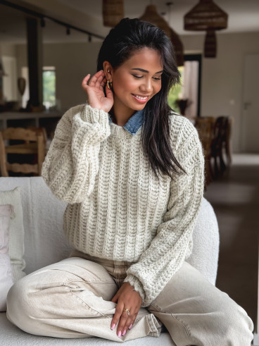 Pull Maylinda - Beige Pull Maylinda - Beige