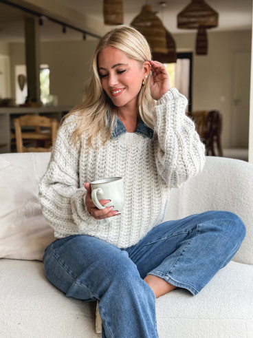 Pull Maylinda - Greige Pull Maylinda - Greige