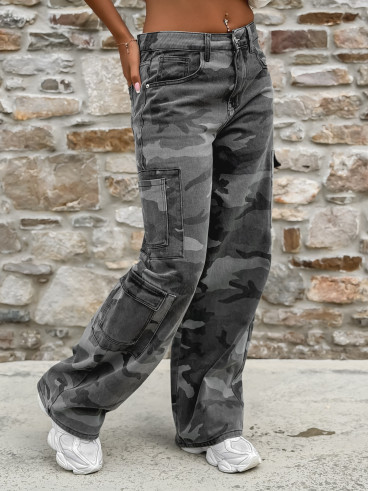Cargo militaire Laurianna - Gris