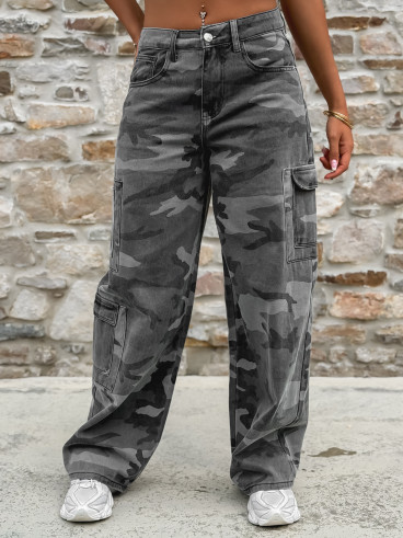 Cargo militaire Laurianna - Gris