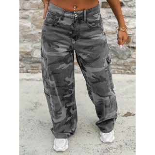 Cargo militaire Laurianna - Gris