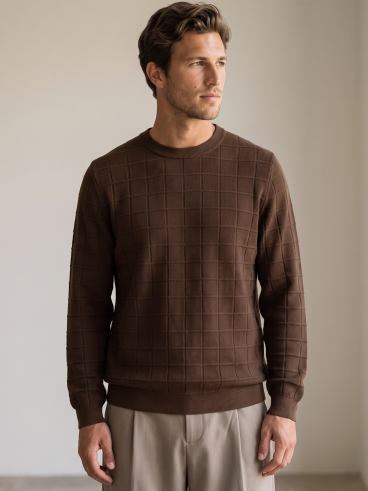 Pull Javier - Chocolat