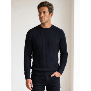 Pull Malone - Bleu marine