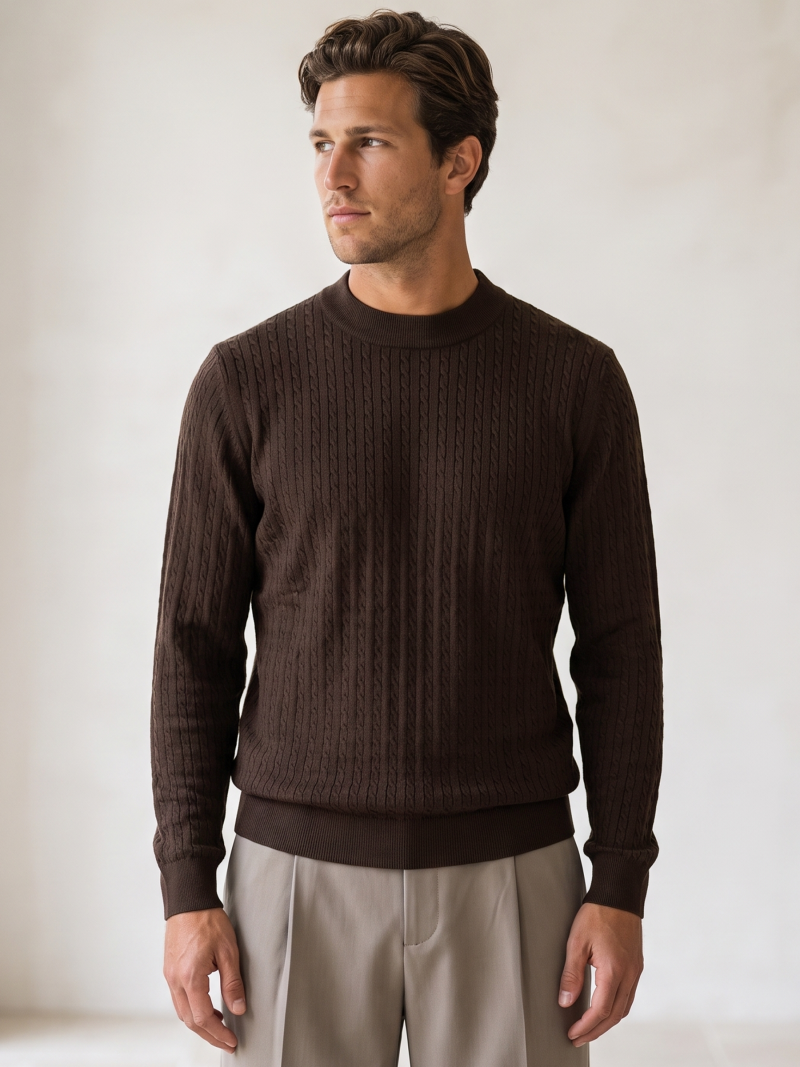 Pull Malone - Chocolat