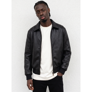 Veste en simili Laurent - Noir