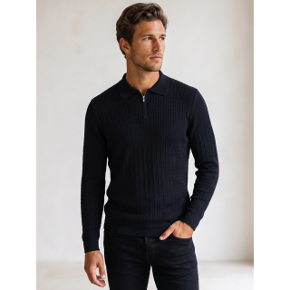 Pull Léonard - Bleu Marine
