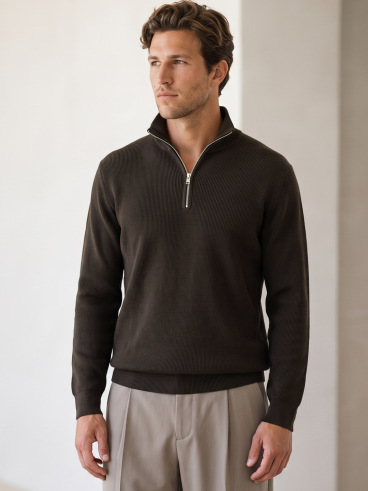 Pull Ilyan - Chocolat