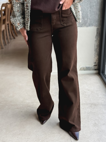 Jeans Anna - Chocolat