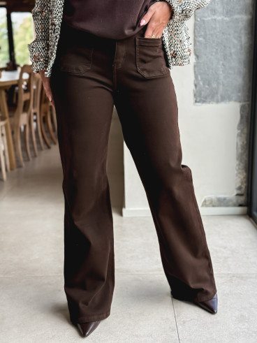 Jeans Anna - Chocolat noir Jeans Anna - Chocolat noir