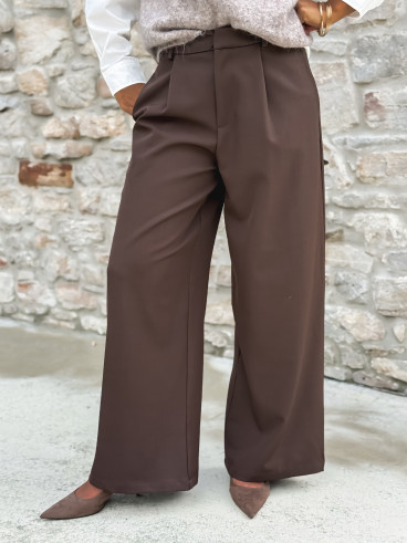 Pantalon Elowen - Chocolat Pantalon Elowen - Chocolat