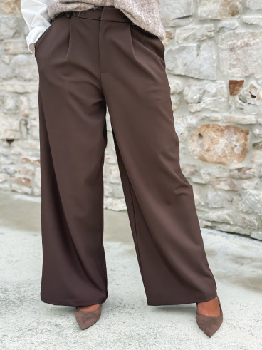 Pantalon Elowen - Chocolat Pantalon Elowen - Chocolat