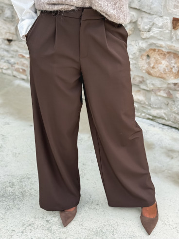 Pantalon Elowen - Chocolat