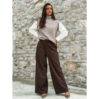 Pull sans manches Silia - Taupe