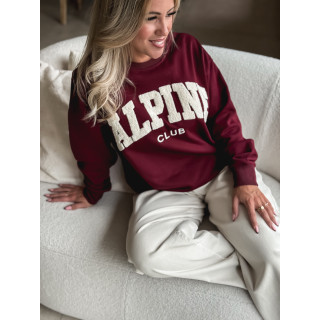 Pull "Alpine" - Bordeaux