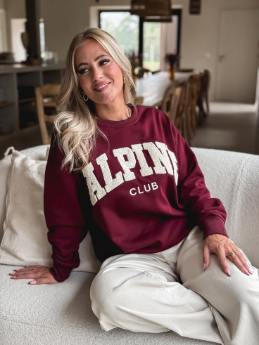 Pull "Alpine" - Bordeaux