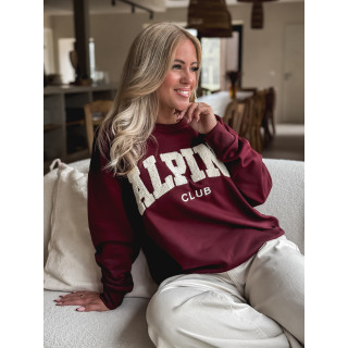 Pull "Alpine" - Bordeaux