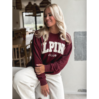Pull "Alpine" - Bordeaux