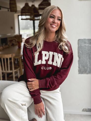 Pull "Alpine" - Bordeaux