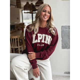 Pull "Alpine" - Bordeaux