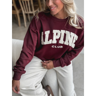 Pull "Alpine" - Bordeaux